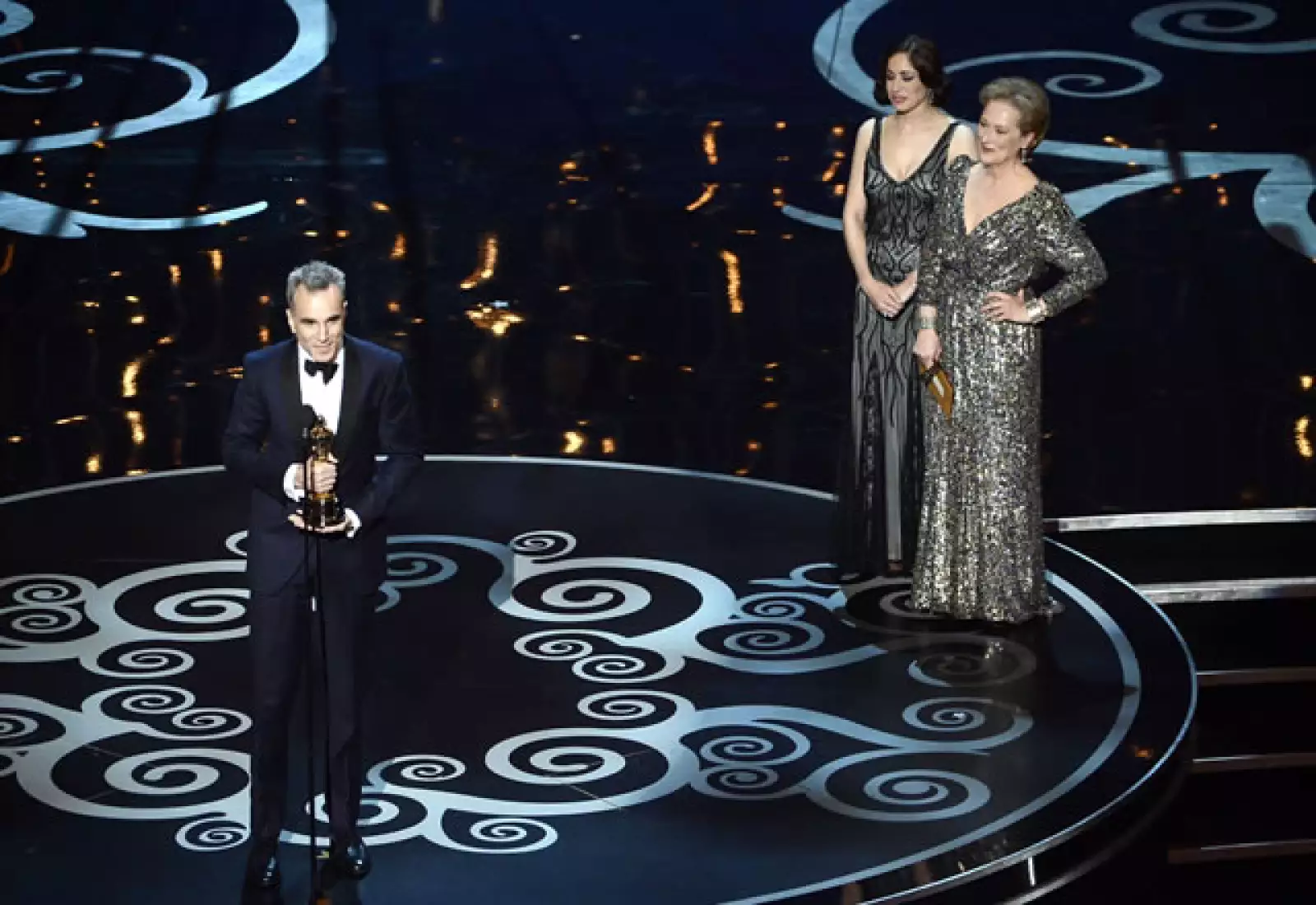 Como Mejor Actor ganó Daniel Day-Lewis por su trabajo en `Lincoln´.