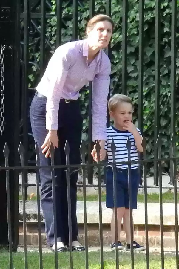 Esta fue la reacción de baby George.