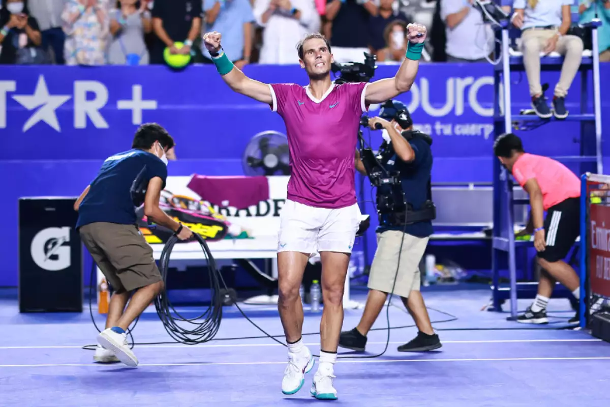 Daniil Medvedev, Rafael Nadal, Stefanos Tsitsipas y Cameron Norrie