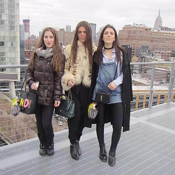 Las hermanas Sandler: Debbie, Yael y Michelle, hicieron un viaje a Nueva York como despedida familiar de Michelle.