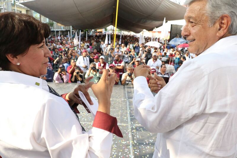Delfina y AMLO