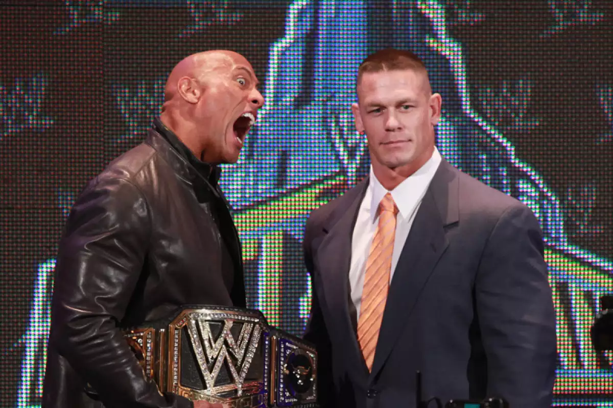 The Rock y John Cena