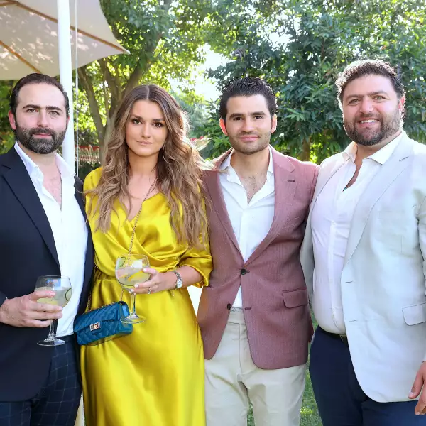 Roby Kuri, Mariana Castillón, Iván Haddad y Alberto Farah 