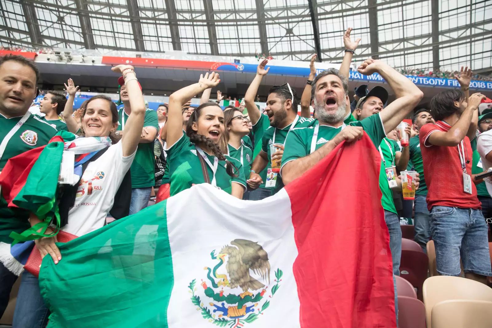 Mexicanos en el Mundial de Rusia2018.