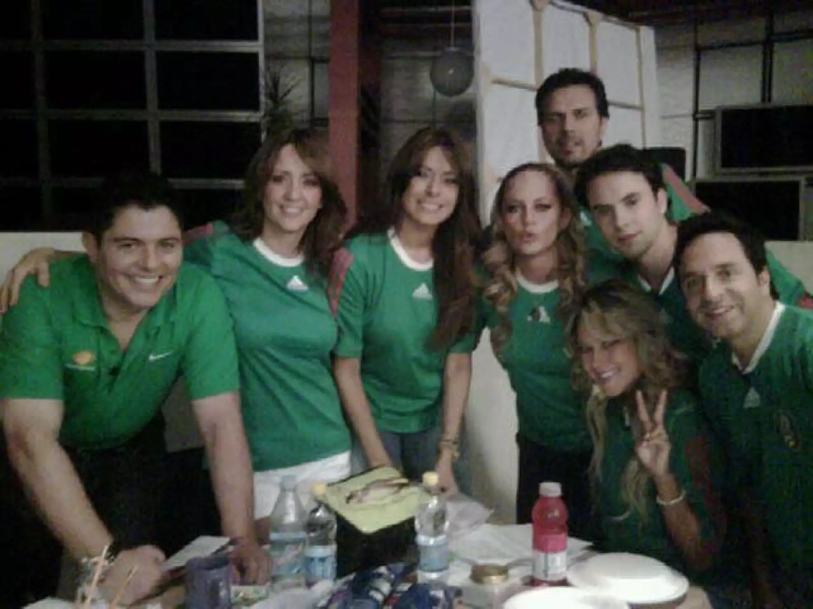 Todo el equipo del programa `Hoy´se reunió para ver el partido.