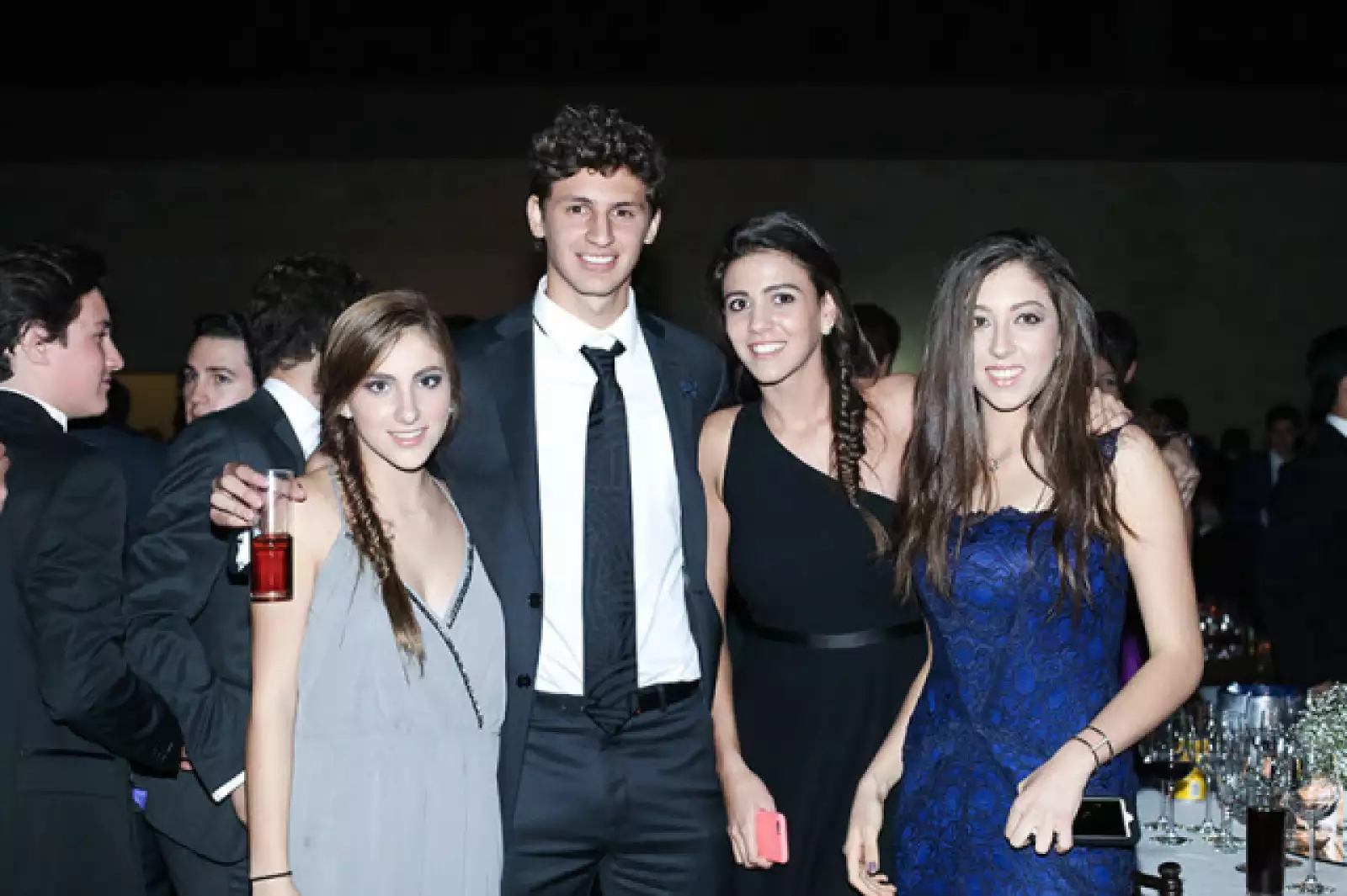 Valeria Romero, Arturo Elias, Johanna Elias y Soumaya Romero
