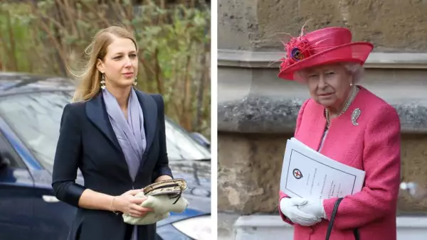 Lady Gabriella y la reina Isabel II