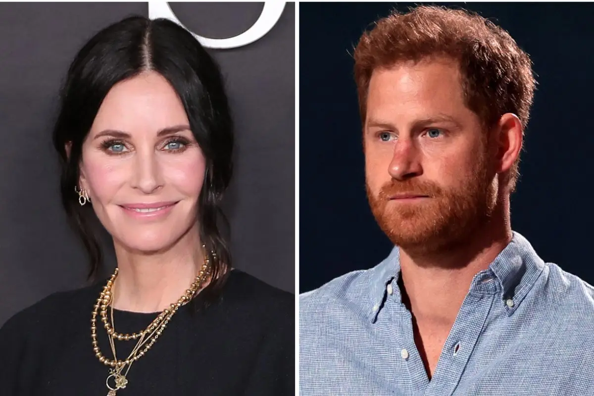 Courteney Cox y príncipe Harry