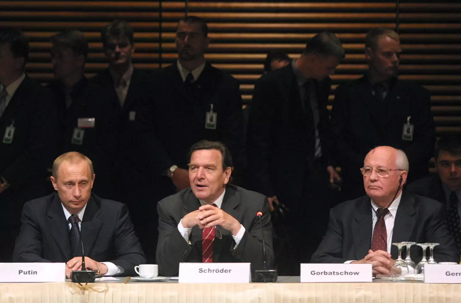 Schroeder and Putin In Germany