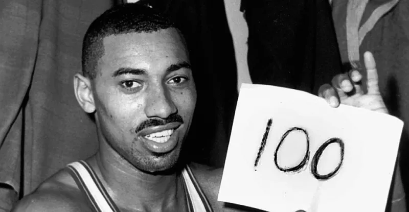 Chamberlain el día del récord.