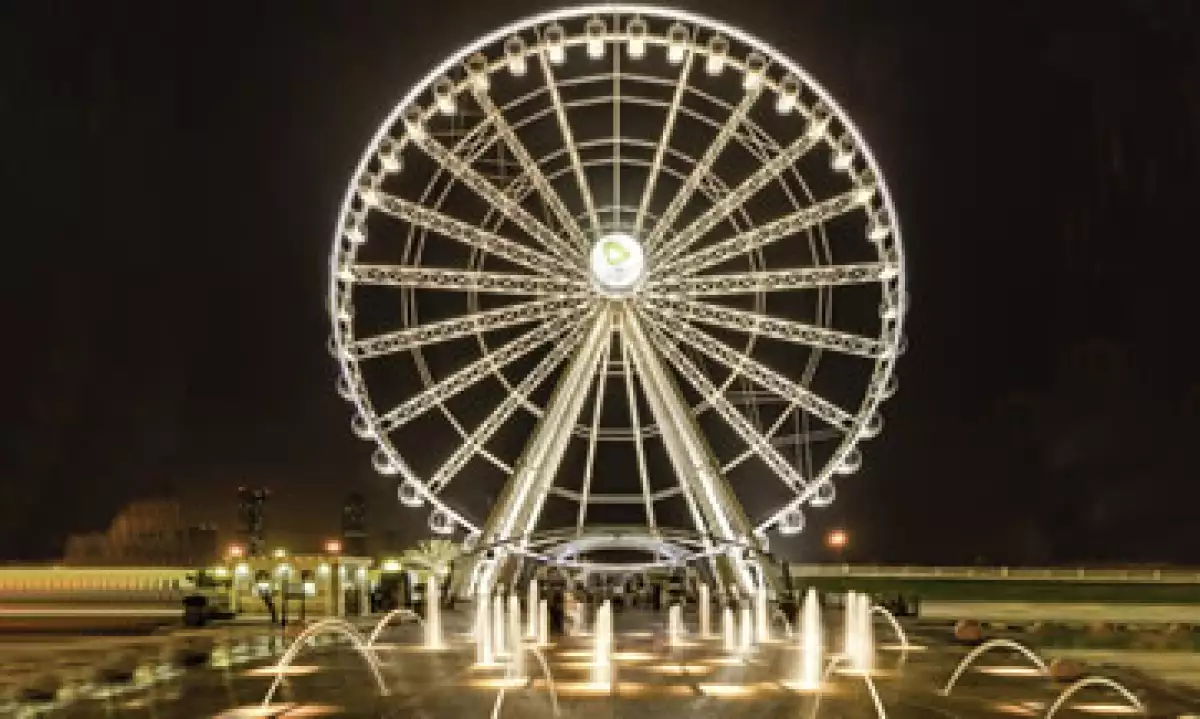 Una rueda de la fortuna como la que estará en la Ciudad de México. (Foto: Dutch Wheels/Cortesía)