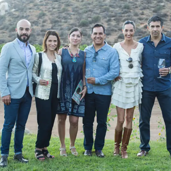 Jorge Shain,Carla González,Mariana Uribe,Óscar Uribe,Andrea Castro y Mauricio Abdel