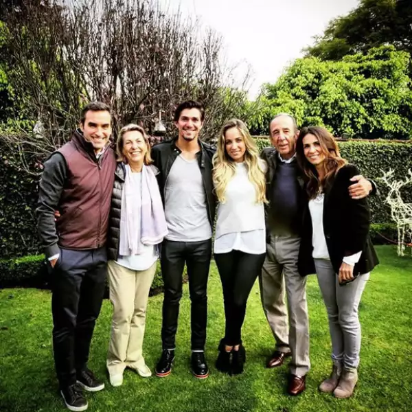 Saúl Moreno convivió con la familia Arango durante las fiestas.