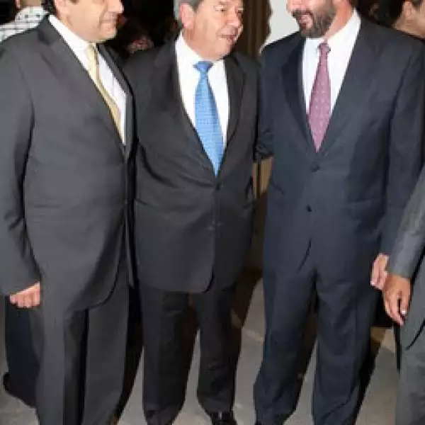 Andres Calderón, Porfirio Muñoz Ledo, Walther Boelsterly
