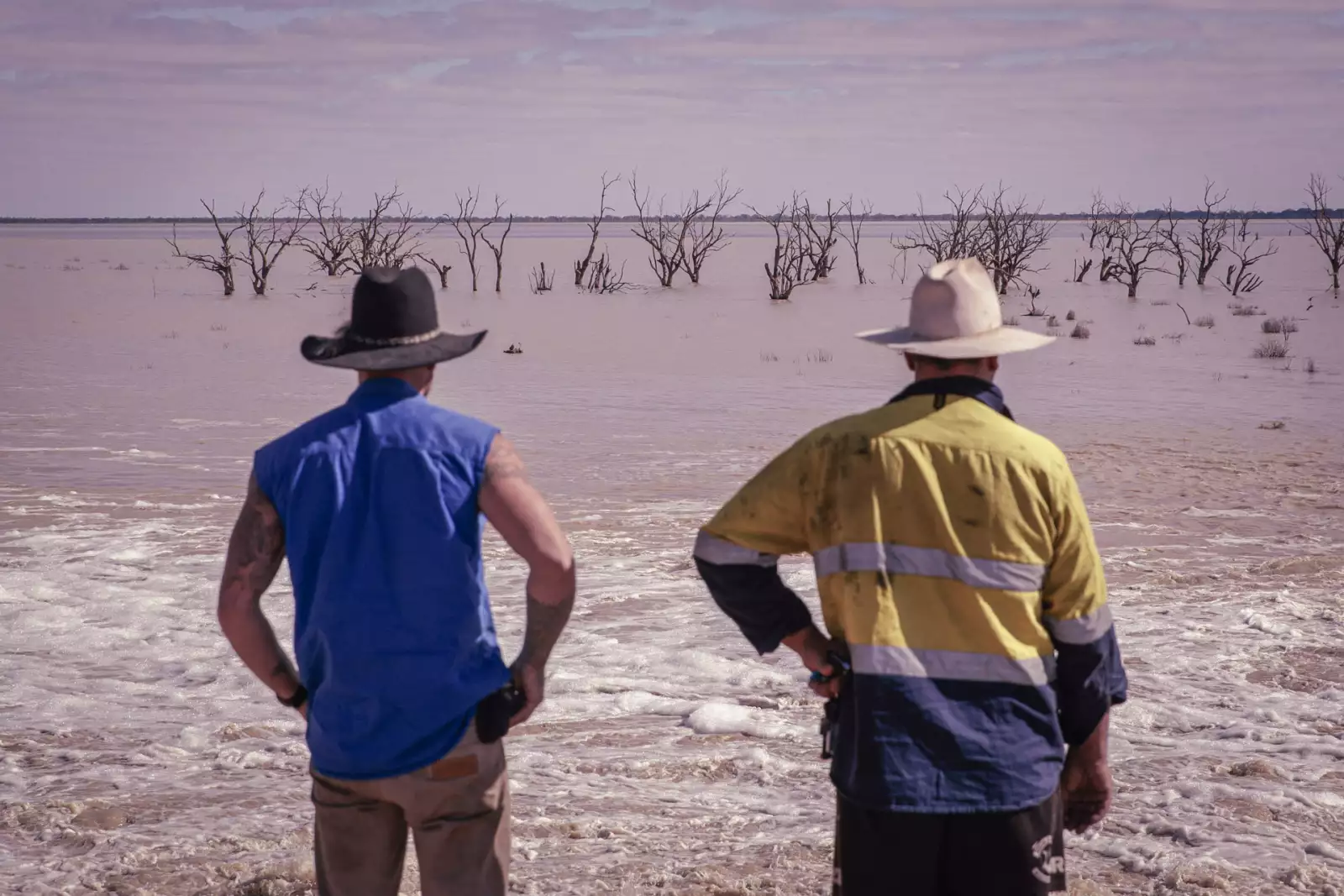 Menindee Lakes In Australian Desert Fill With Water Following Years Of Drought