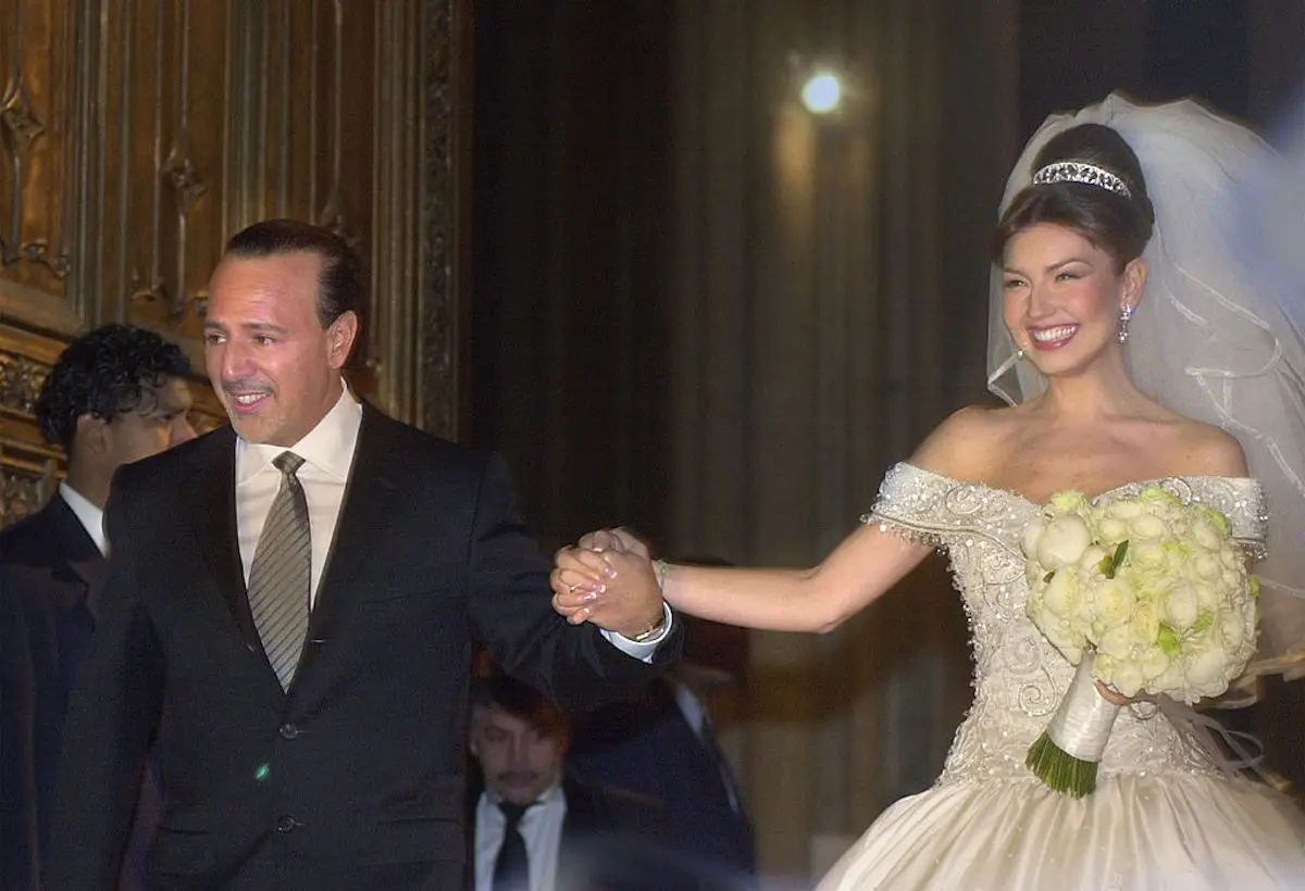 Tommy Mattola Weds Thalia