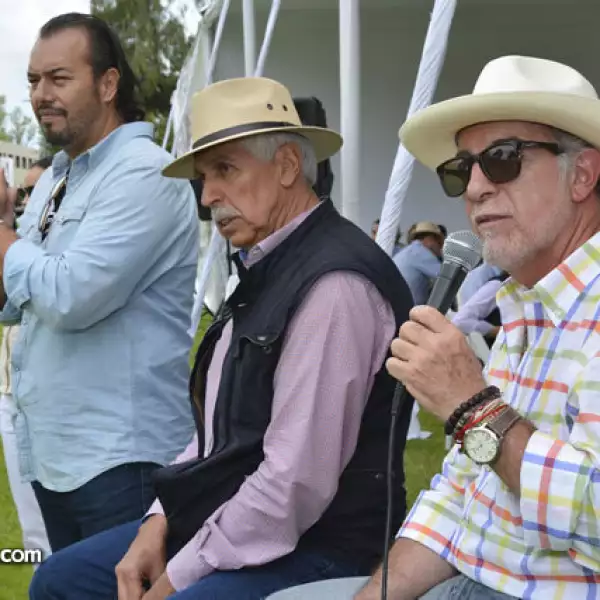 Criadores de caballos Lucitanos Felipe Risoul,Juan José del Valle y Eduardo Ortiz Jasso