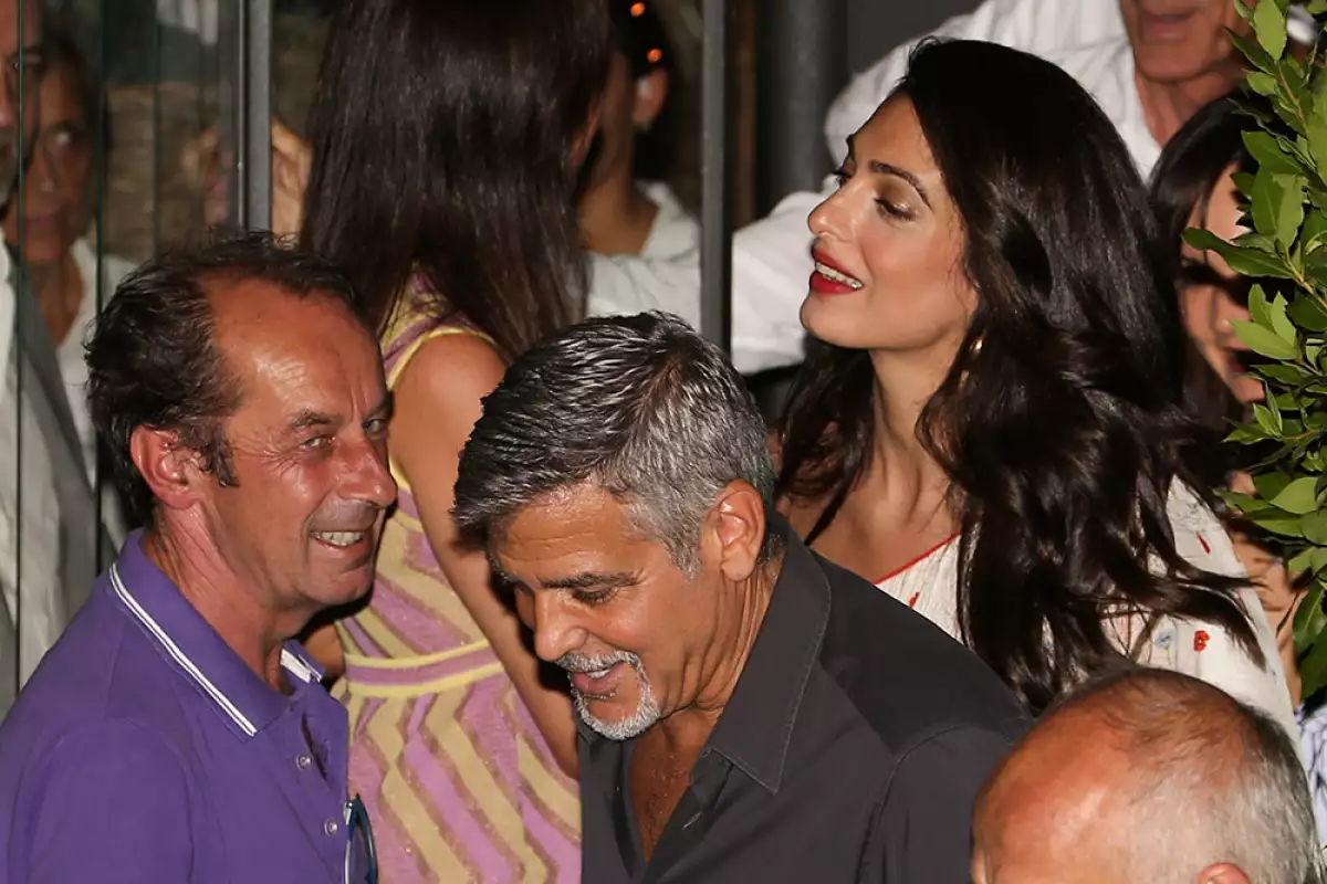 George y Amal Clooney