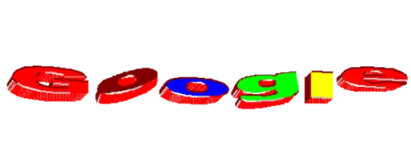 Letras de Google con colores más retro.