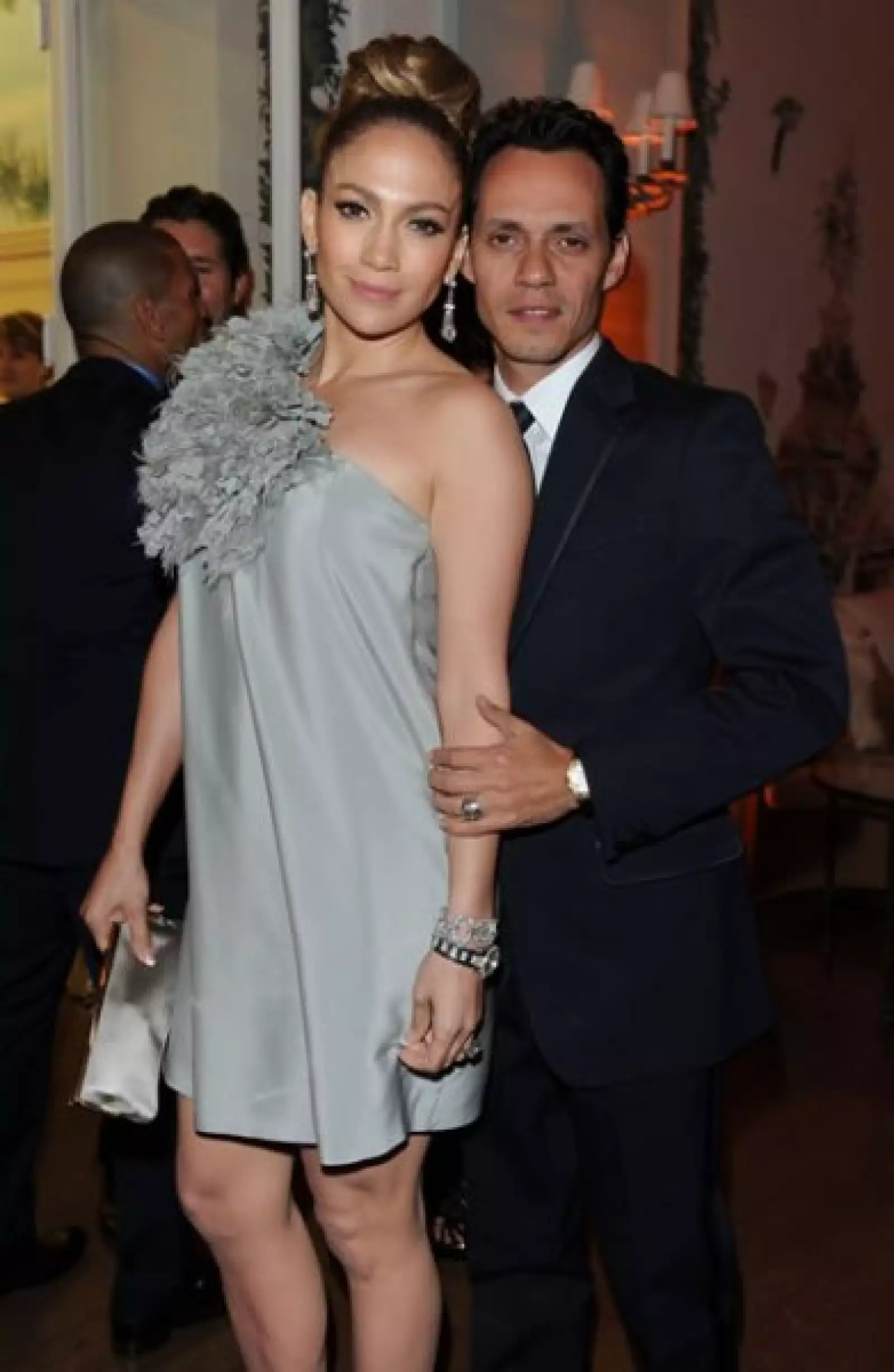 Marc y J-Lo no se cansaron de posar juntos.