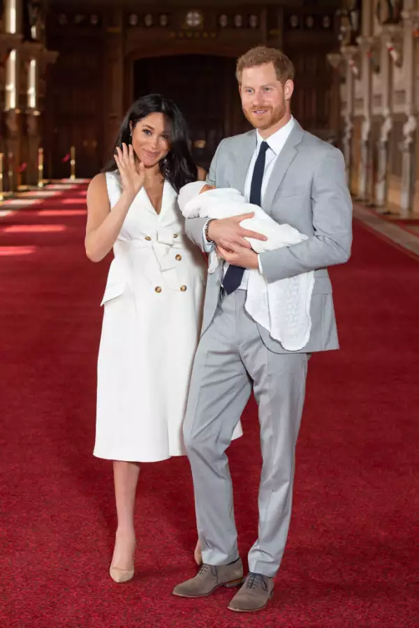 Meghan Markle, Archie Harrison y el príncipe Harry