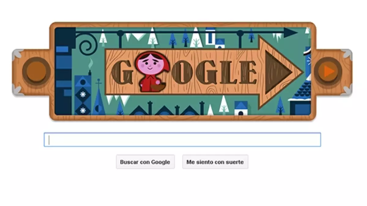 Google, doodle, hermanos grimm, cuentos de hadas, caperucita roja