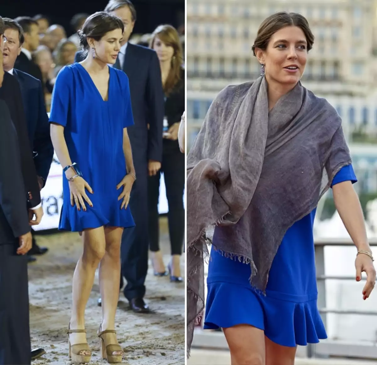 Heredera del glamour de la casa Grimaldi pero también poseedora de un estilo propio, así es como ha lucido la hija de Carolina de Mónaco en la espera de su primer hijo.