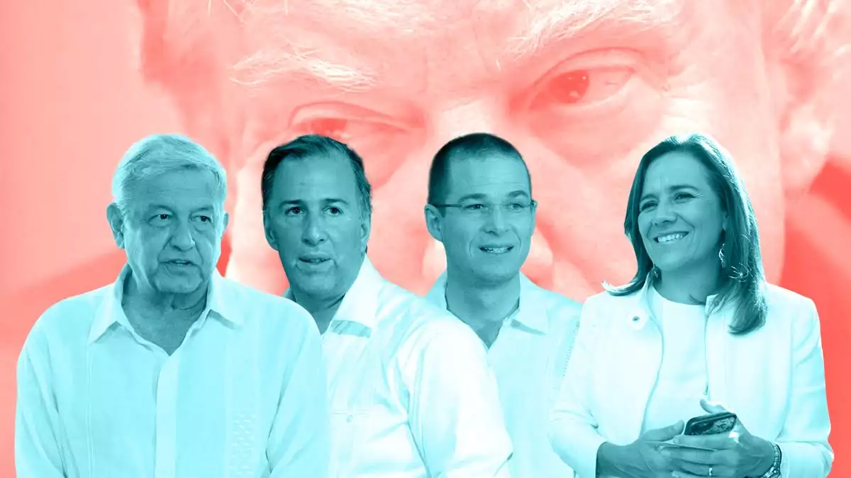 Anaya, Meade y Zavala coinciden en unirse contra Trump