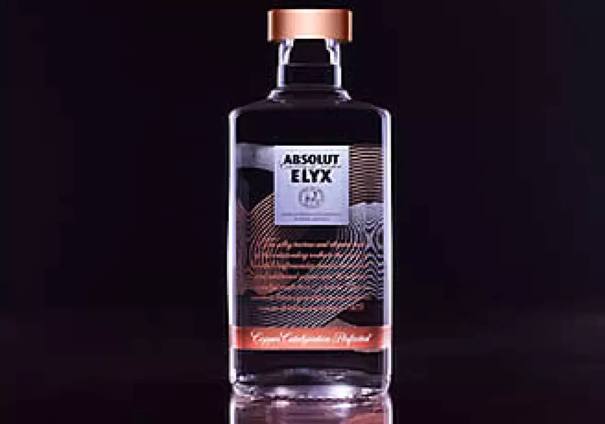 El precio de la botella de Absolut Elyx de un litro se comercializa en poco más de 430 pesos. (Foto: Cortesía Absolut)