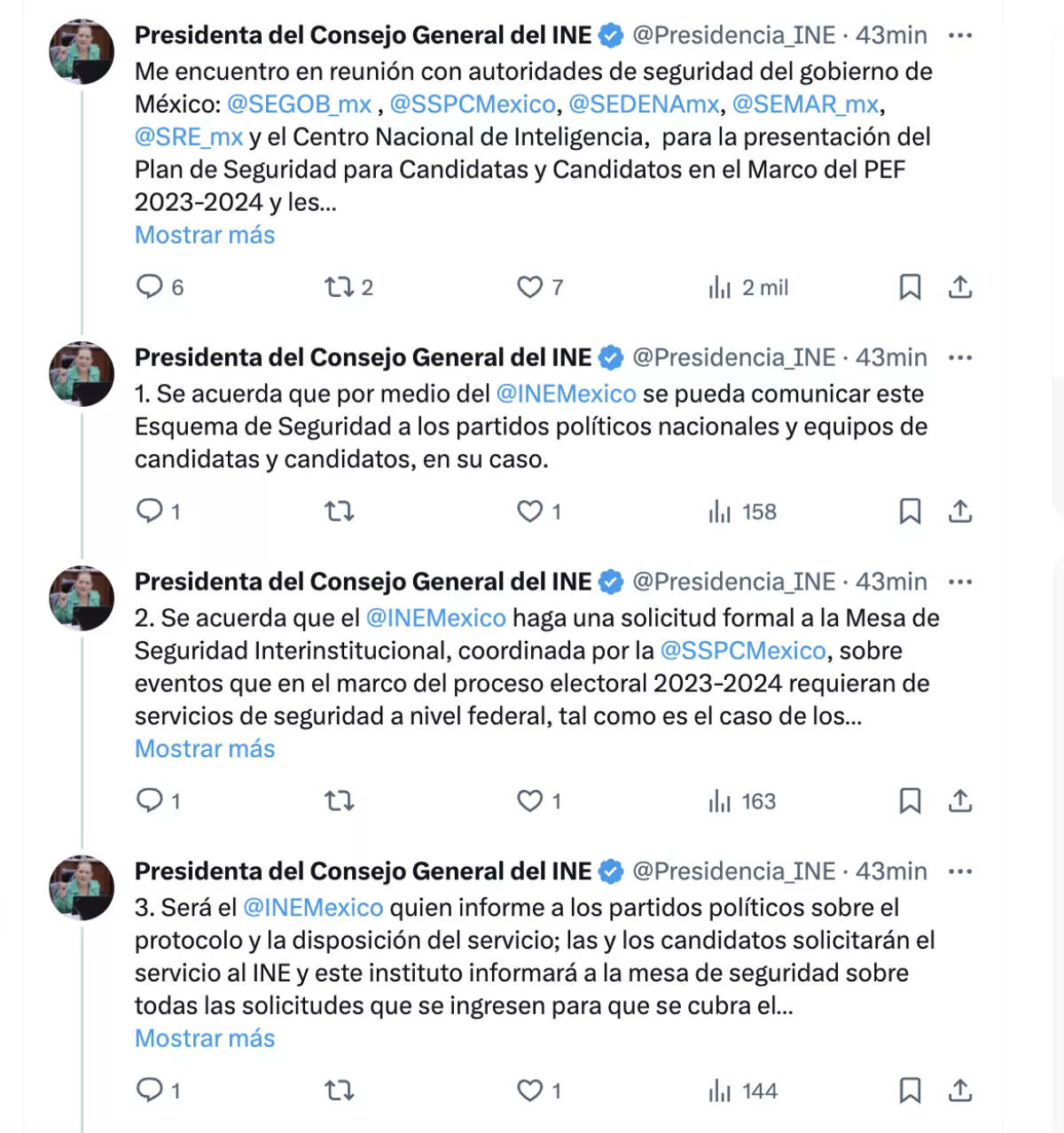 Posteos Guadalupe Taddei