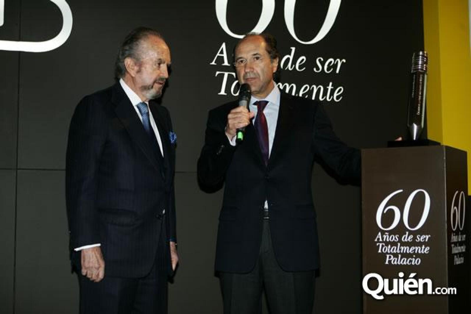 Alberto Bailléres de fiesta