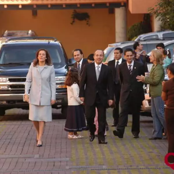 Margarita Zavala, Felipe Calderón, Luis Felipe Calderón, Juan Pablo Calderón, María Calderón