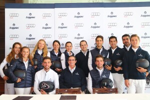 El Team Audi Scappino con Gerardo Tasser al centro