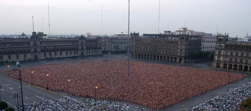 Spencer Tunick Zócalo