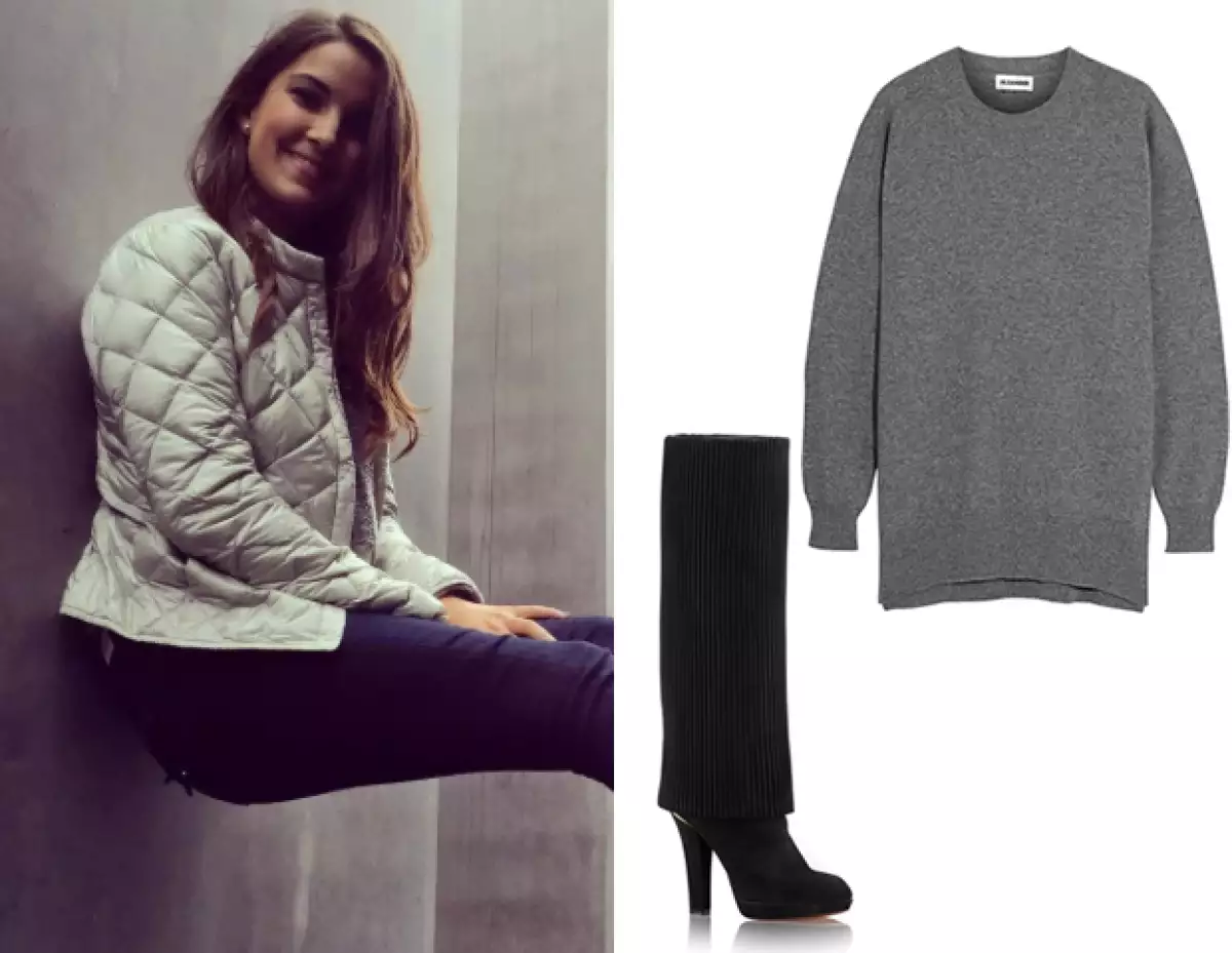 Pamela López, 19, describe su estilo como moderno y casual.