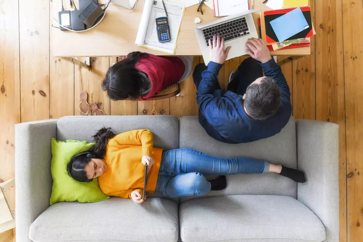 time for home office and home schooling