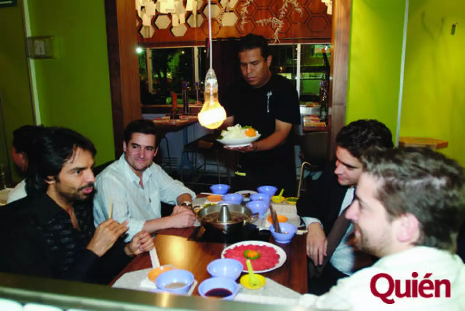 Eugenio Debez, Andrés Mier y Terán, Alfredo Mier y Terán, Carlos Mier y Terán