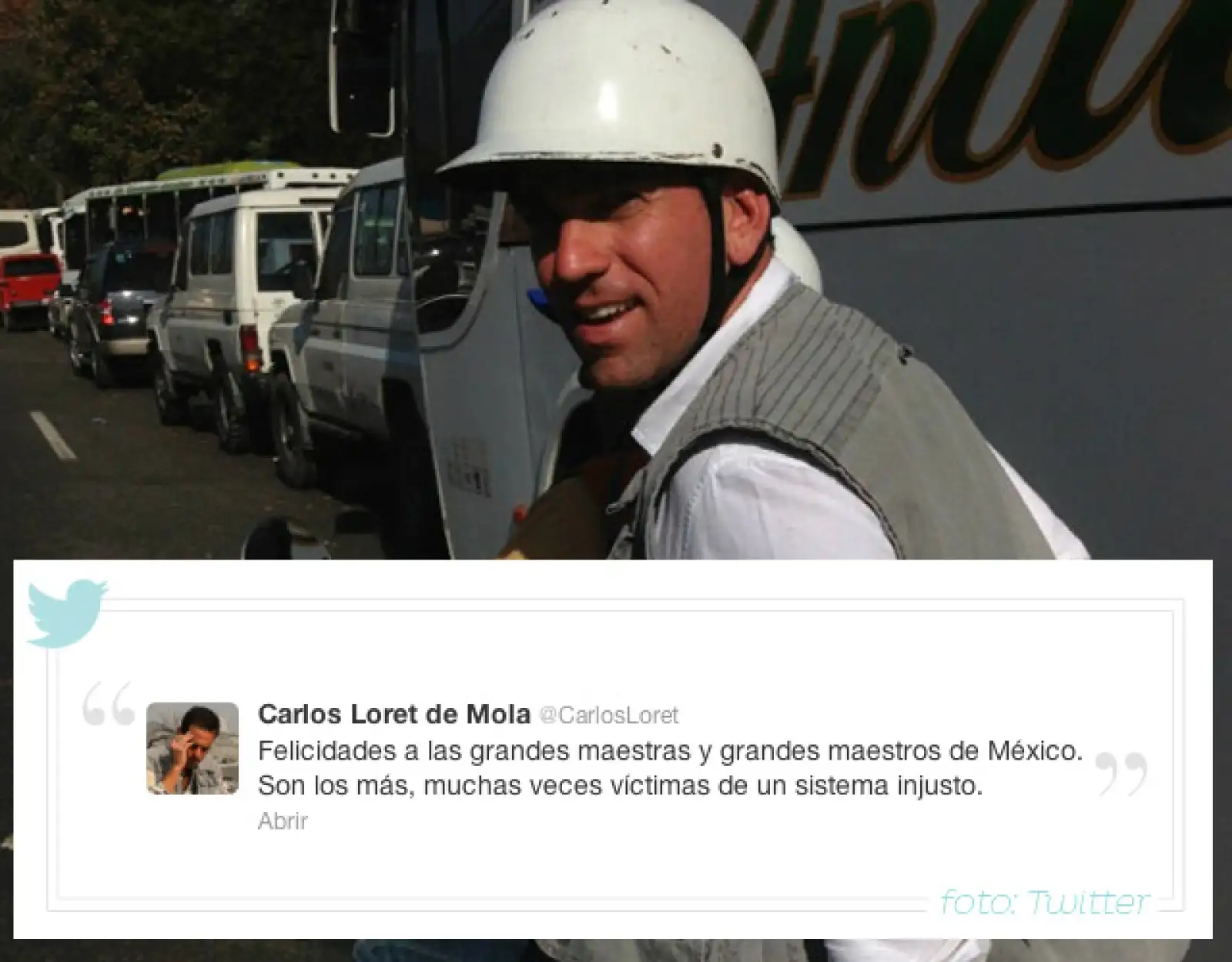 Carlos Loret de Mola.