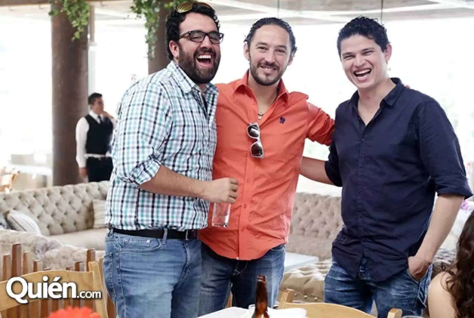 Mauricio Romo,Julián Ramírez y Víctor Paulin