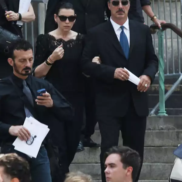 Juliana Margulies y Chris Noth.