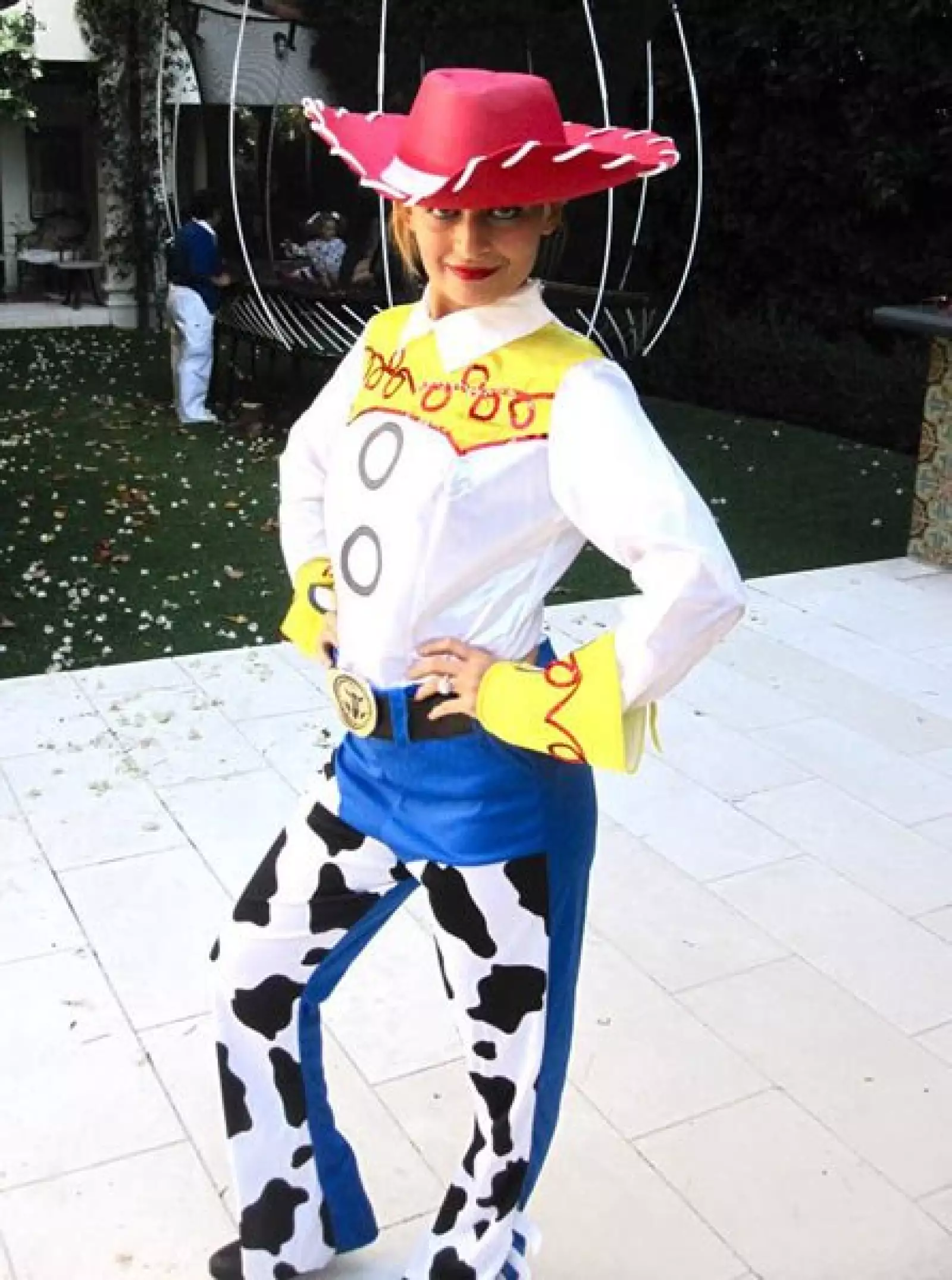 De la vaquerita de Toy Story se disfrazó Nicole Richie.