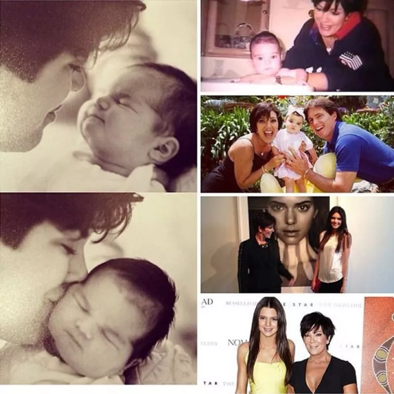 Las populares hermanas aprovecharon las redes sociales para felicitar y destacar las cualidades de la empresaria Kris Jenner con motivo de su cumpleaños número 58.