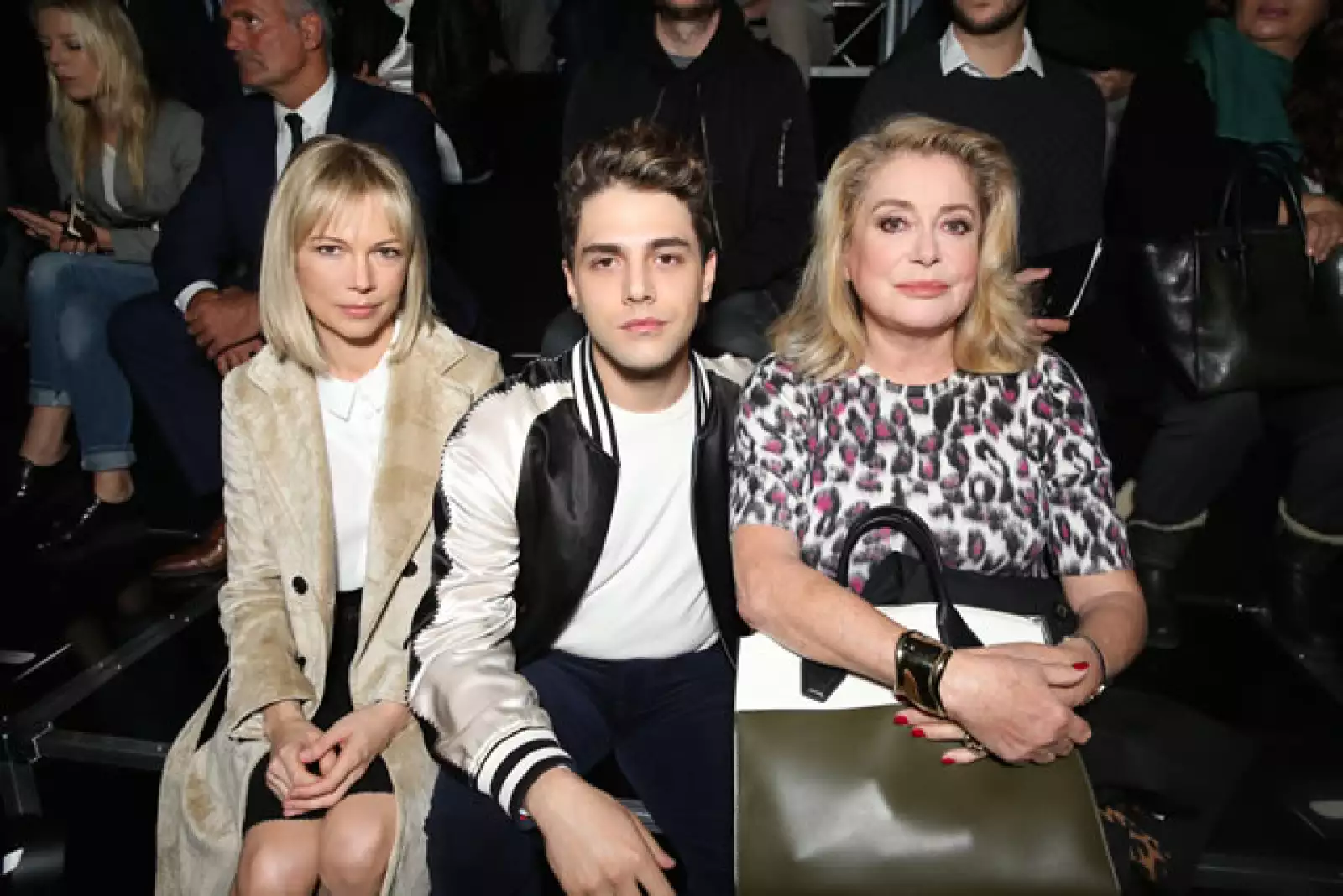 Michelle Williams, Xavier Dolan y Catherine Deneuve
