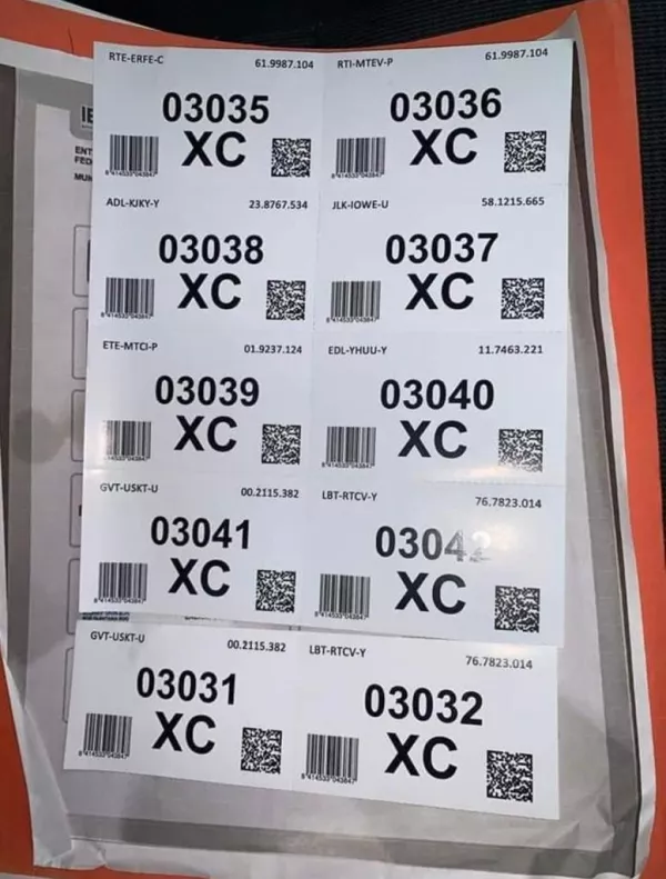 Presuntos códigos QR distribuidos por Morena y PVEM para compra de voto.