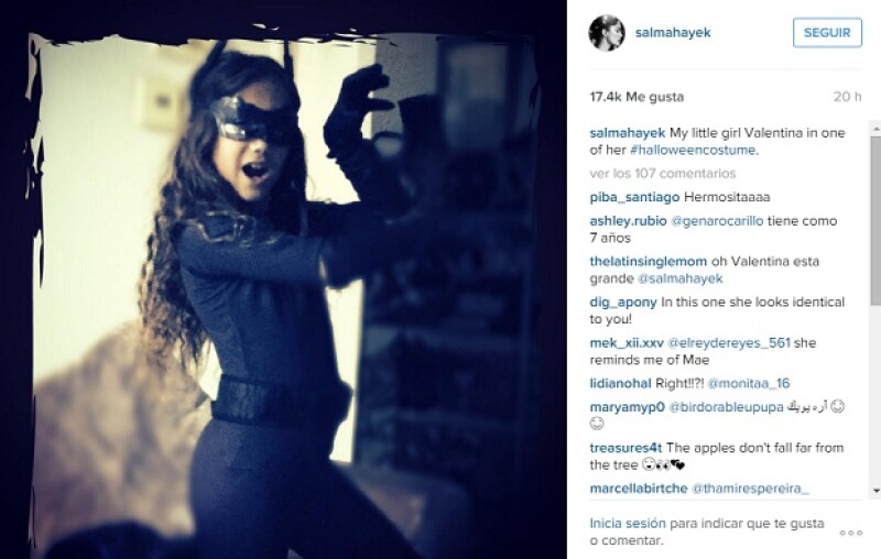 Muchos de los fans de la actriz dejaron ver cómo era el increíble parecido de Valentina con su madre.