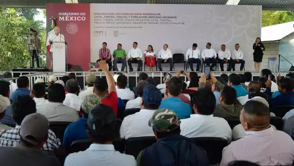 AMLO en Calakmul