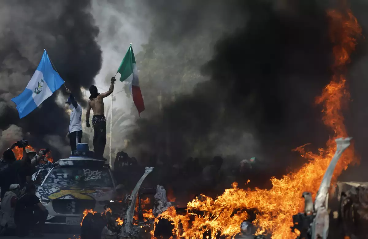 Protests Erupt In L.A. County, Sparked By Federal Immigration Raids