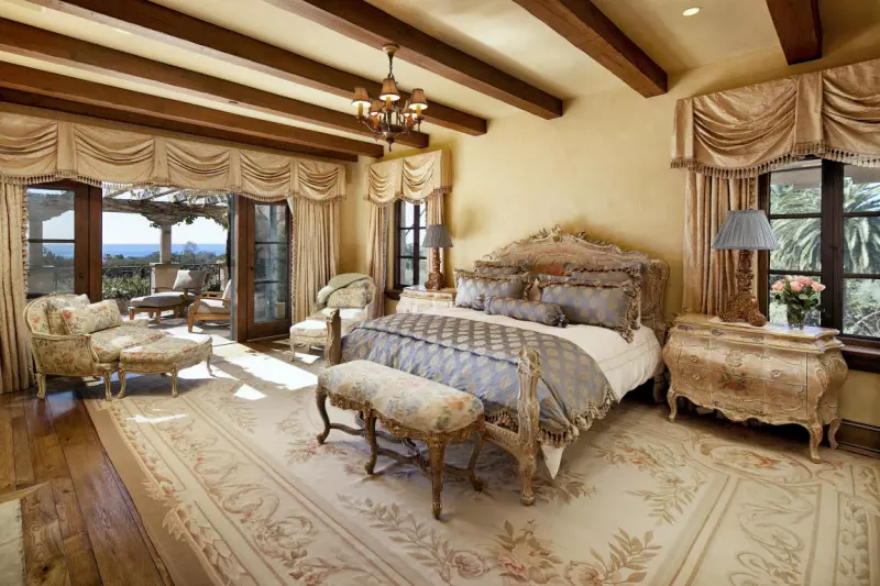 Habitación Meghan Harry mansión montecito