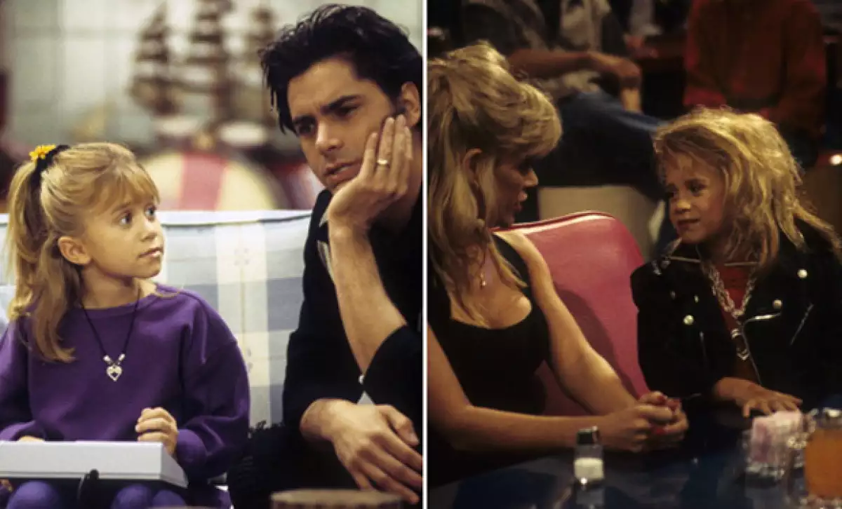 Las hermanas Olsen alternaban actuación del personaje Michelle Tanner.