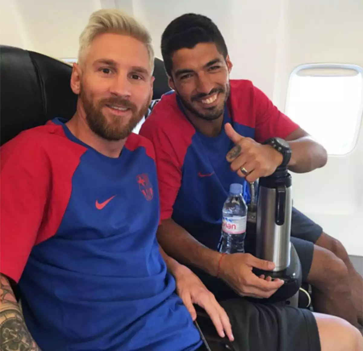 Messi empieza la pretemporada con el FC Barcelona con este cambio de look.